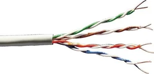 Digitus Kabel teleinformatyczny patchcordowy U/UTP kat.5e 4x2xAWG24/7 linka miedziany PVC 100m szary (DK-1511-P-1-1) - Kable światłowodowe - miniaturka - grafika 3