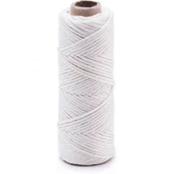 Akcesoria do pakowania - All Nici lniane białe nabłyszczane 30m - miniaturka - grafika 1