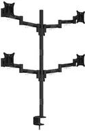 Uchwyty do telewizora - MultiBrackets M VESA Deskmount Officeline Quad Black 7350073735891 - miniaturka - grafika 1