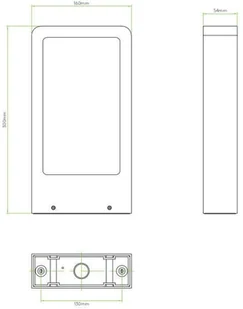 Astro Stojąca LAMPA ogrodowa NAPIER BOLLARD 8004 - Lampy ogrodowe - miniaturka - grafika 2