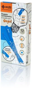 Zenith Długopis wymazywalny OPSS niebiski 12 sztuk - Przybory szkolne - miniaturka - grafika 2