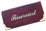 Koszyki łazienkowe - Decor Service stojak na stół, sztuczna skóra, czerwony, 13 x 6,5 cm - miniaturka - grafika 1