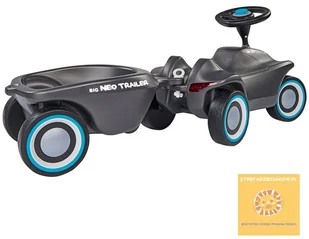 BIG Przyczepka do jeździka Bobby Car Neo Grafitowa STREFADZIECIAKOW.PL 56267 - Jeździki dla dzieci - miniaturka - grafika 10