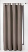 Zasłony - Douceur d'Intérieur douceur D l'intérieur  1601051, zasłona, 140x260 cm, przechodniów Essentiel, poliester kolorów uni, brązowy 1601051 - miniaturka - grafika 1