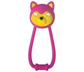 Lampki rowerowe - Kellys Lampka przednia Teddy purpurowa 125766 - miniaturka - grafika 1
