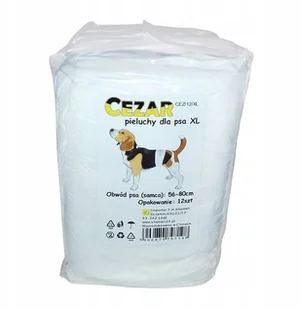 Cezar Pieluchy pampersy dla psa samców 72 XL 56-80 - Specjalistyczne artykuły dla zwierząt - miniaturka - grafika 4