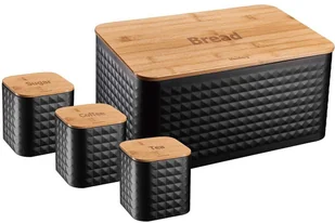 Klausberg Lumarko Chlebak z zestawem pojemników kb-7482 KB-7482 Kinghoff - Chlebaki - miniaturka - grafika 2