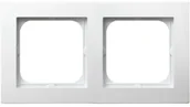 Klawisze i ramki - Ospel Ramka podwójna Biały - R-2G/00 As - miniaturka - grafika 1