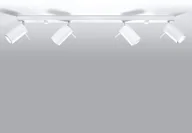 Lampy sufitowe - EULUNA Spot sufitowy Round, biały, 4-punktowy liniowy - miniaturka - grafika 1