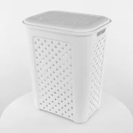 Akcesoria łazienkowe - Tontarelli Kosz na pranie brudownik Arianna 50,7 l biały 0307003133 - miniaturka - grafika 1
