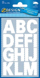 Avery Naklejki Design Home Litery białe ZWECKFORM - Dekoratorstwo - miniaturka - grafika 2