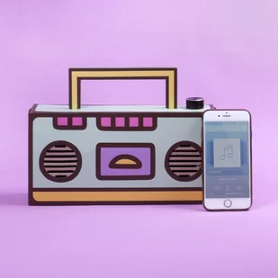 Pusheen - DIY Boombox , 2 x głośnik 3 W  (26 x 13 x 6cm) - Głośniki przenośne - miniaturka - grafika 6