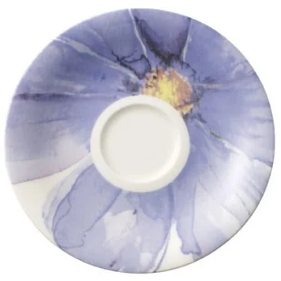 Villeroy Boch - Mariefleur Gris Spodek do filiżanki do espresso średnica: 12 cm (10-4104-1430) - Talerze - miniaturka - grafika 2