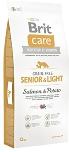Brit Care Grain-Free Senior&Light Salmon&Potato 12 kg - Sucha karma dla psów - miniaturka - grafika 2