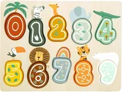 Puzzle - Small Foot Puzzle "Safari" - 12 m+ - miniaturka - grafika 1