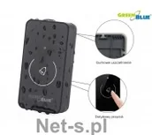 Dzwonki i gongi - GreenBlue GB113 Nadajnik do dzwonka bezprzewodowego czarny - miniaturka - grafika 1