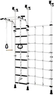 Wyposażenie sportowe i gimnastyczne - Małpiszon Drabinka gimnastyczna + słupek Merkury 3 czarny DSKM-3-8.06.G1.490.18-28 - miniaturka - grafika 1