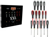 Śrubokręty - BAHCO komplet 15szt. wkrętaków ERGO do śrub prostych, Phillips, Pozidriv i TORX, [BE-9877] BE-9877 - miniaturka - grafika 1