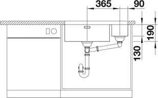 Blanco Andano 500/180-U 522989 prawa - Zlewozmywaki - miniaturka - grafika 5