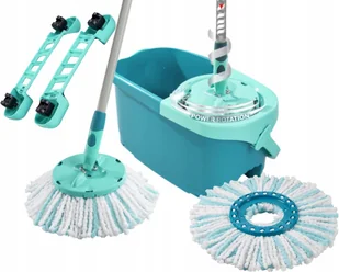 Leifheit zestaw do mycia podłóg Clean Twist Disc Mop EVO) - Miotły, szufle, mopy - miniaturka - grafika 6