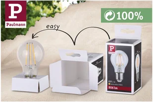 Paulmann żarówka kropla LED E14 4,5W 2 700 K 2 szt - Żarówki LED - miniaturka - grafika 4