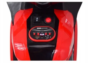 Super-Toys DUŻY MOTOR ŚCIGACZ STRONG 2 EXCLUSIVE/518 DLX-518-CZERWONY - Pojazdy elektryczne dla dzieci - miniaturka - grafika 15