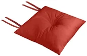 Poduszki na krzesła - Domarex Poduszka na krzesło SILLA LONETA czerwona 40 x 40 x 8 cm - miniaturka - grafika 1