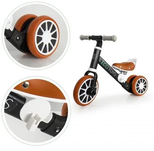 ECOTOYS Rower rowerek biegowy jeździk z pedałamiI 2w1 czarny 1186 - Jeździki dla dzieci - miniaturka - grafika 9