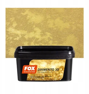 FOX Efekt dekoracyjny Diamento 3D 1 l Gold Fox - Farby zewnętrzne FOX Efekt dekoracyjny Diamento 3D 1 l Gold Fox - Farby zewnętrzne - miniaturka - grafika 1