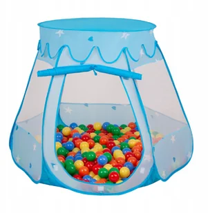 Zamek z piłkami Namiot Suchy Basen kulki 100 szt - Namioty i tipi dla dzieci - miniaturka - grafika 7