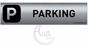 AUA SIGNALETIQUE AUA SIGNALETIQUE - Aluminiowa płyta szczotkowana AluSign DARK - 200x50 mm - Dwustronna samoprzylepna na tylnej stronie (Wifi Zone WiFi) 201309-F - Systemy ekspozycyjne i znaki informacyjne - miniaturka - grafika 4