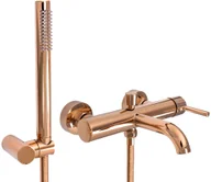 Baterie wannowe i prysznicowe - Rea Bateria wannowa Lungo Rose gold B6695 - miniaturka - grafika 1
