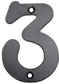 Numery na dom - IMEX EL ZORRO Liczba imex lis B-76123-N 3, żelazo kute, 100 MM) - miniaturka - grafika 1