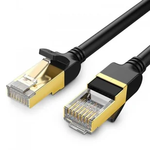 Ugreen Okrągły kabel sieciowy UGREEN NW107 Ethernet RJ45, Cat.7, STP, 1.5m (czarny) - Kable miedziane - miniaturka - grafika 4