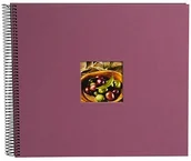 Albumy fotograficzne - Goldbuch GOLDBUCH Spiral Album, Bella Vista, 35 x 30 cm, 40 stron czarne, len, fuksja,,,,, 25908 25 908 - miniaturka - grafika 1