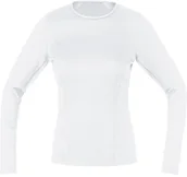 Koszulki sportowe damskie - Gore Wear koszulka oddychająca damska koszulka termiczna-polowa-T-Shirt, Gore M Women Base Layer Thermo Long Sleeve,,,,, 100315, biały, 38 -0100-Medium100315010004-0100 - miniaturka - grafika 1
