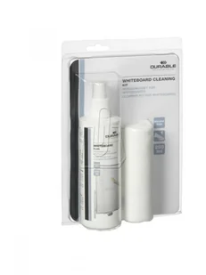 Płyn do tablic 250 ml i ściereczka z mikrofibry WHITEBOARD CLEANING KIT DU1168 - Akcesoria do tablic - miniaturka - grafika 3