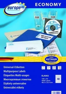 Etykiety uniwersalne 100 ark./op., 48,5 x 25,4 mm - Papier do drukarek - miniaturka - grafika 2