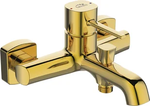 Laveo Bateria wannowa złota POLLA BAP G10D - Baterie wannowe i prysznicowe - miniaturka - grafika 2