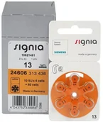 Baterie i akcesoria - Siemens 120 x baterie do aparatów słuchowych Signia 13 MF - miniaturka - grafika 1