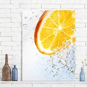 Inne - PPS. Imaging Obraz na szkle  Splash Pomarańczowy  wysokość 4: 3, obraz na ścianę, obraz na szkle, druk na szkło, szkło 201456 - miniaturka - grafika 1