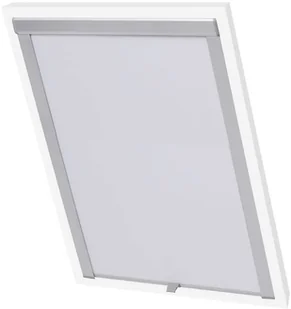 vidaXL Roleta zaciemniająca, biała, CK04 - Rolety - miniaturka - grafika 2