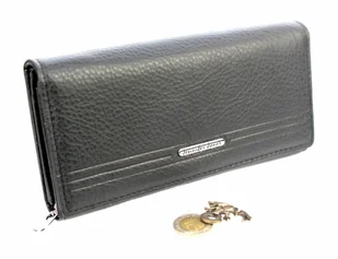 Jennifer Jones Portfel Damski Skóra Licowa Z Teksturą Długi Z Suwakiem wewnątrz 5374 - Portfele - miniaturka - grafika 3