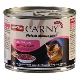 Animonda Carny Adult smak wołowina indyk i krewetki 6x200g - Mokra karma dla kotów - miniaturka - grafika 3