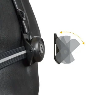 GATO GATO Oświetlenie na szelkach przód + tył SPORTS HIGH VIZ - Lampki rowerowe - miniaturka - grafika 3