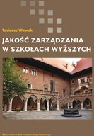 Zarządzanie - Wydawnictwo Uniwersytetu Jagiellońskiego  Jakość zarządzania w szkołach wyższych - miniaturka - grafika 1