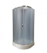 Kabiny prysznicowe - Durasan PARMA CREPY DARK NK 80 80x80 - miniaturka - grafika 1