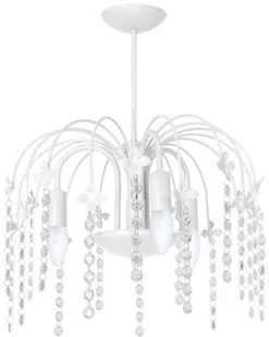 Milagro Plafon LAMPA sufitowa LAURA 1136 dziecięca OPRAWA z kryształkami crystal biała 1136 - Lampy sufitowe Milagro Plafon LAMPA sufitowa LAURA 1136 dziecięca OPRAWA z kryształkami crystal biała 1136 - Lampy sufitowe - miniaturka - grafika 1