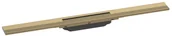 Odpływy liniowe - Hansgrohe Hansgrohe RainDrain Flex Odpływ liniowy 70 cm brąz szczotkowany 56043140 - miniaturka - grafika 1