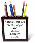 Pojemniki biurowe - 3dRose 3dRose Funcle, Noun Like a Dad', Only Cooler, czarne litery na białym tle - uchwyt na długopisy do płytek, 12 cm (Ph_265849_1) ph_265849_1 - miniaturka - grafika 1